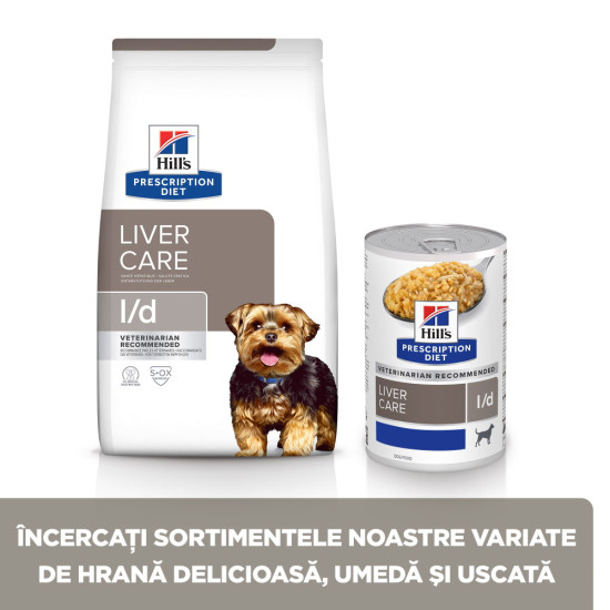 Hill’s Prescription Diet Canine l/d – Hrană Umedă pentru Sănătatea Ficatului la Câini, 370 g
